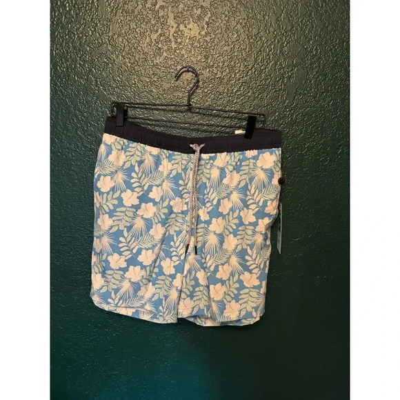 NWT Rainforest Men's Swim Shorts Trunks MOOD INDIGO Anchors - Picture 1 of 3